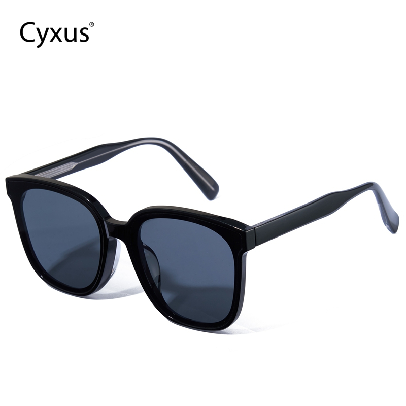 Cyxus Kính Mát Nam Nữ Gọng Vuông Acetate Nhẹ Đeo Cả Ngày Chống Tia UV400 Cho Lái Xe Du Lịch Và Đi Tiệc 1350