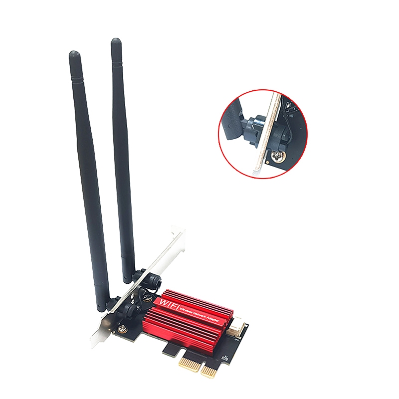 Thẻ wifi không dây băng tần kép 2.4g / 5g 7260ac Dành cho máy tính / máy tính để bàn 1200mbps 4.0 Mới