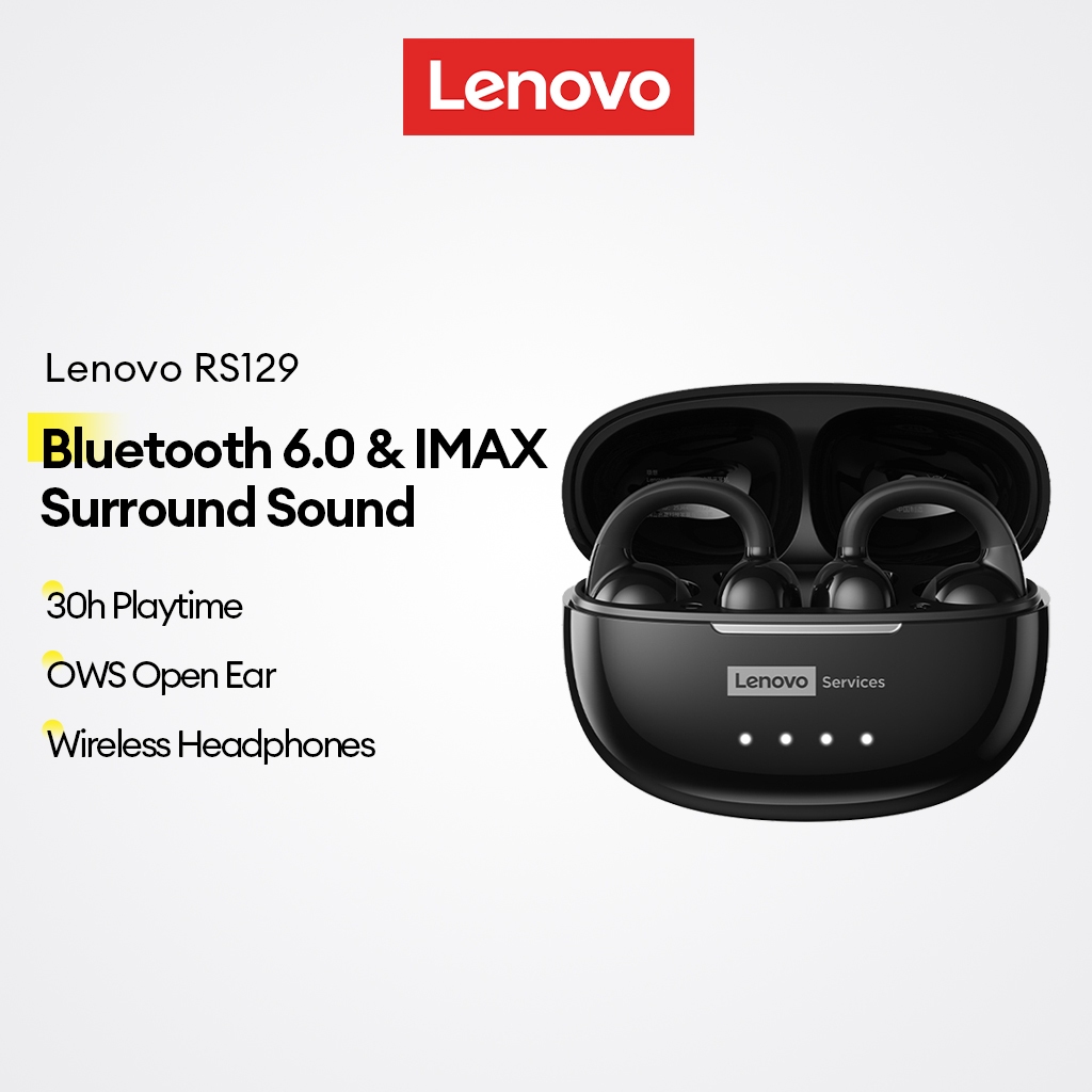 Tai nghe Bluetooth Lenovo RS129 và tai nghe không dây OWS với âm thanh vòm IMAX và Bluetooth V6.0 cộng với thời gian chơi 30h