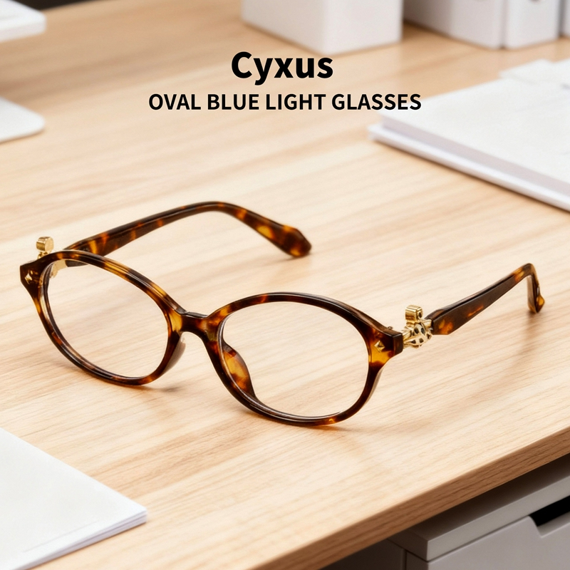 Cyxus Kính Máy Tính Chống Ánh Sáng Xanh Thời Trang Nữ Cho Công Sở Giảm Mỏi Mắt Chống Đau Nửa Đầu Làm Việc Học Tập 8319