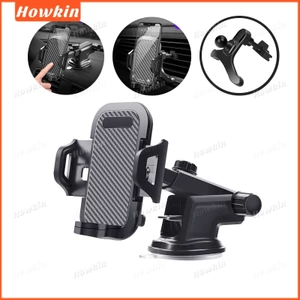 Giá đỡ điện thoại ô tô kính chắn gió đa năng Kẹp đứng Hỗ trợ miếng Gel silicon xoay 360