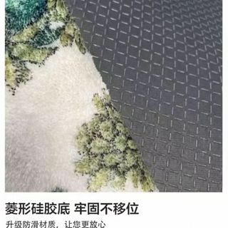 [Mới 2026] Thảm phòng ngủ phong cách Nanyang cổ điển kiểu Pháp, Thảm trải giường giả Cashmere 60 × 160cm, Thảm trải sàn sân vườn không đều sang trọng, Tấm lót ban công chống trượt