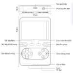 BMX máy chơi game cầm tay mini sạc dự phòng không 5000 dây magsafe cục sạc nhanh pin sạc dự phòng Thiết kế đa chức năng Tích hợp 1000 trò chơi cổ điển Màn hình chống chói, Hỗ trợ PD20W, Sự lựa chọn hoàn hảo cho những người yêu thích trò cổ điển — ảnh 7
