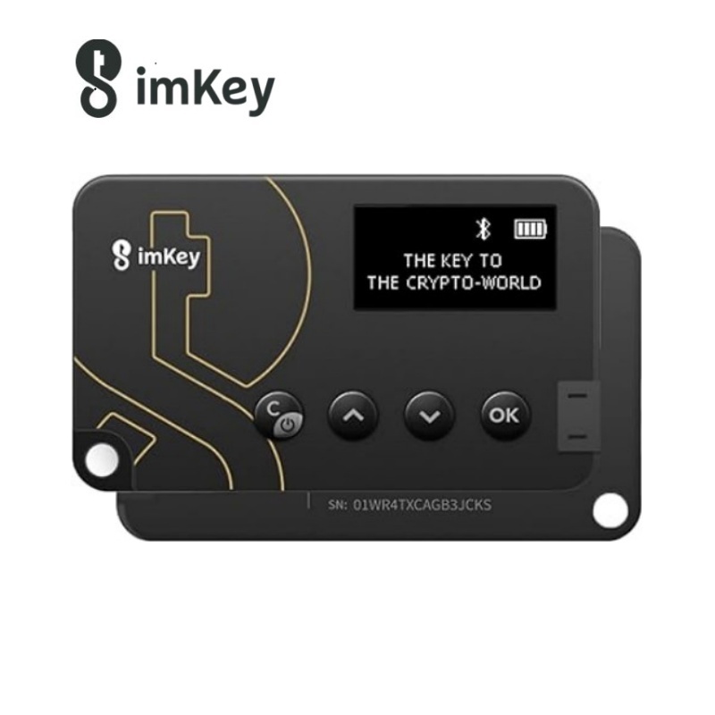 ImKey ImKey Pro Ví tiền tệ được mã hóa, Ví Bitcoin, Ví USDT, CC EAL 6 + Mức an toàn, Hoạt động ngoại tuyến, Nhiều an toàn, Bảo quản an toàn tiền tệ được mã hóa của bạn (Ethershop, Bitcoin, Wrightcoin, v.v.)