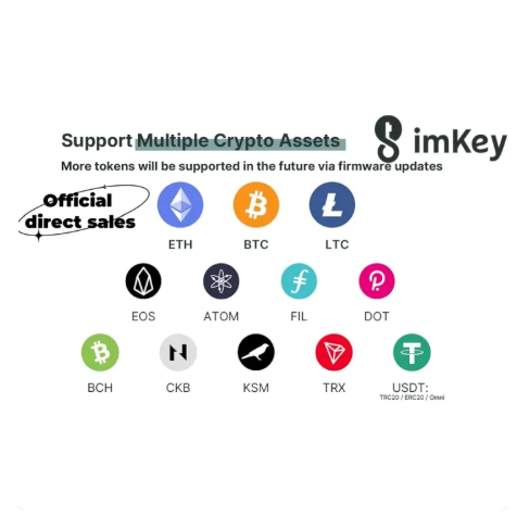 ImKey ImKey Pro Ví tiền tệ được mã hóa, Ví Bitcoin, Ví USDT, CC EAL 6 + Mức an toàn, Hoạt động ngoại tuyến, Nhiều an toàn, Bảo quản an toàn tiền tệ được mã hóa của bạn (Ethershop, Bitcoin, Wrightcoin, v.v.)