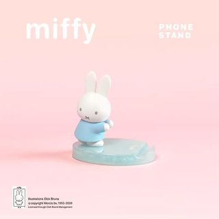 ZW [Chính hãng] (Hộp một loại) Miffy Miffy Thỏ Zhuying Giá đỡ điện thoại di động Series Hộp bí ẩn Đồ chơi hình hợp thời trang Đồ chơi sưu tập