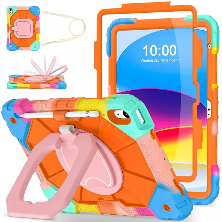 Ốp lưng NEOMIXX dành cho Apple iPad (A16) thế hệ 11/10/9/8/7/6/5 kích thước 11''/10.9''/10.2"/9.7", ốp iPad Mini 8.3" 7.9", iPad Air 13"/11"/10.9"/10.5", vỏ iPad Pro 12.9", Ốp iPad Tiêu Chuẩn Quân Đội