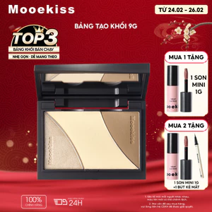 Bảng màu đường viền mờ ba màu Mooekiss 9g