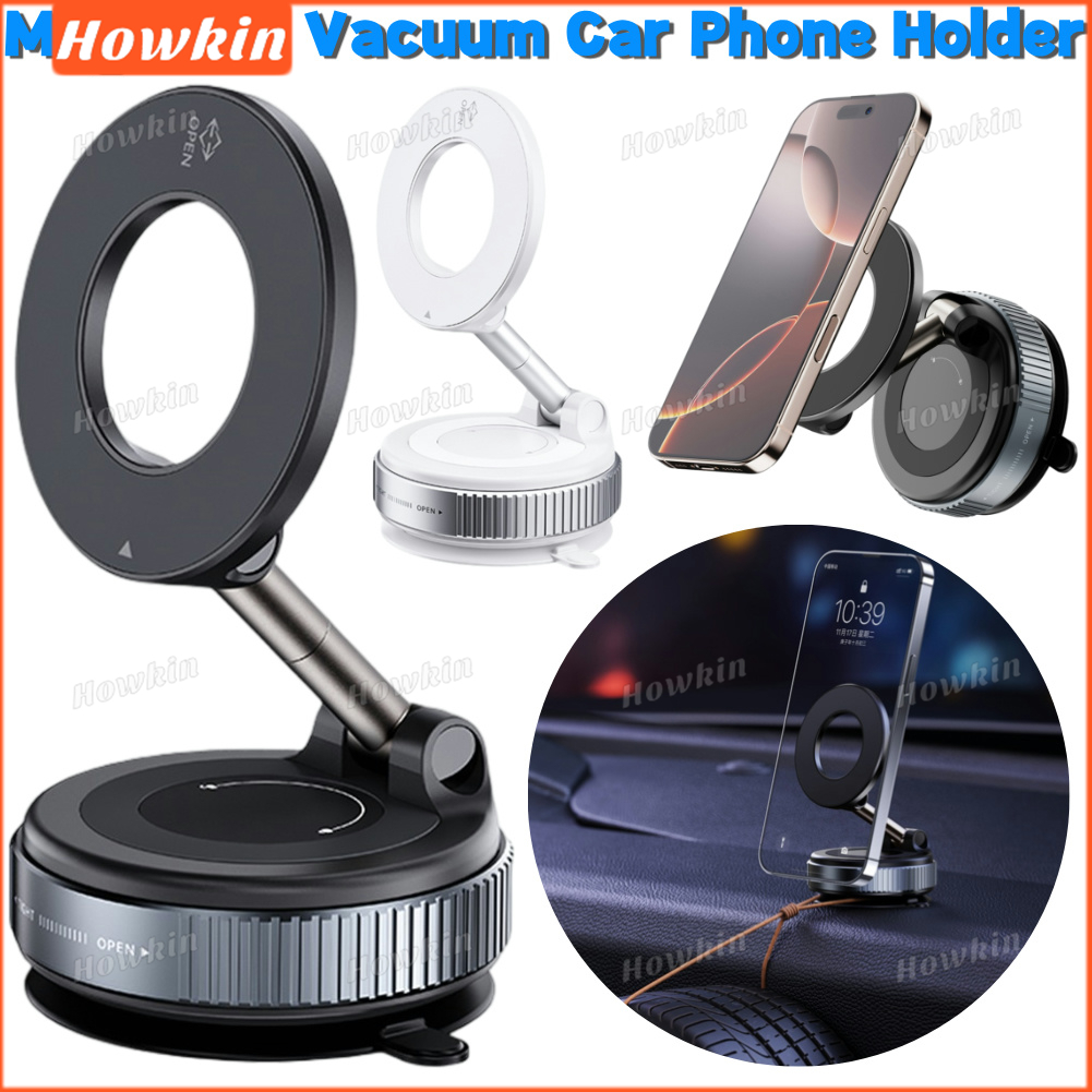 [Giảm giá] 360° Giá đỡ điện thoại từ tính xoay đa năng có cốc hút mạnh