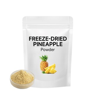 Bột đông khô dứa hữu cơ nguyên chất 100% Bột trái cây dứa 100g / 400g