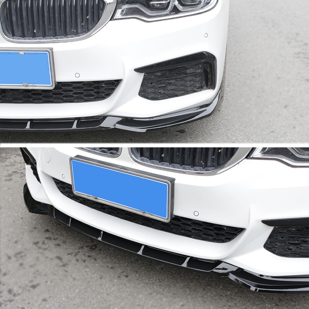 Phụ Kiện Bộ Chia Cản Trước Lip Cover Chin Chỉnh Viền Cho Xe BMW G30 G31 540i 530d 525i 530i M 5 Series 2017 2018 2019 2020 Body Kit