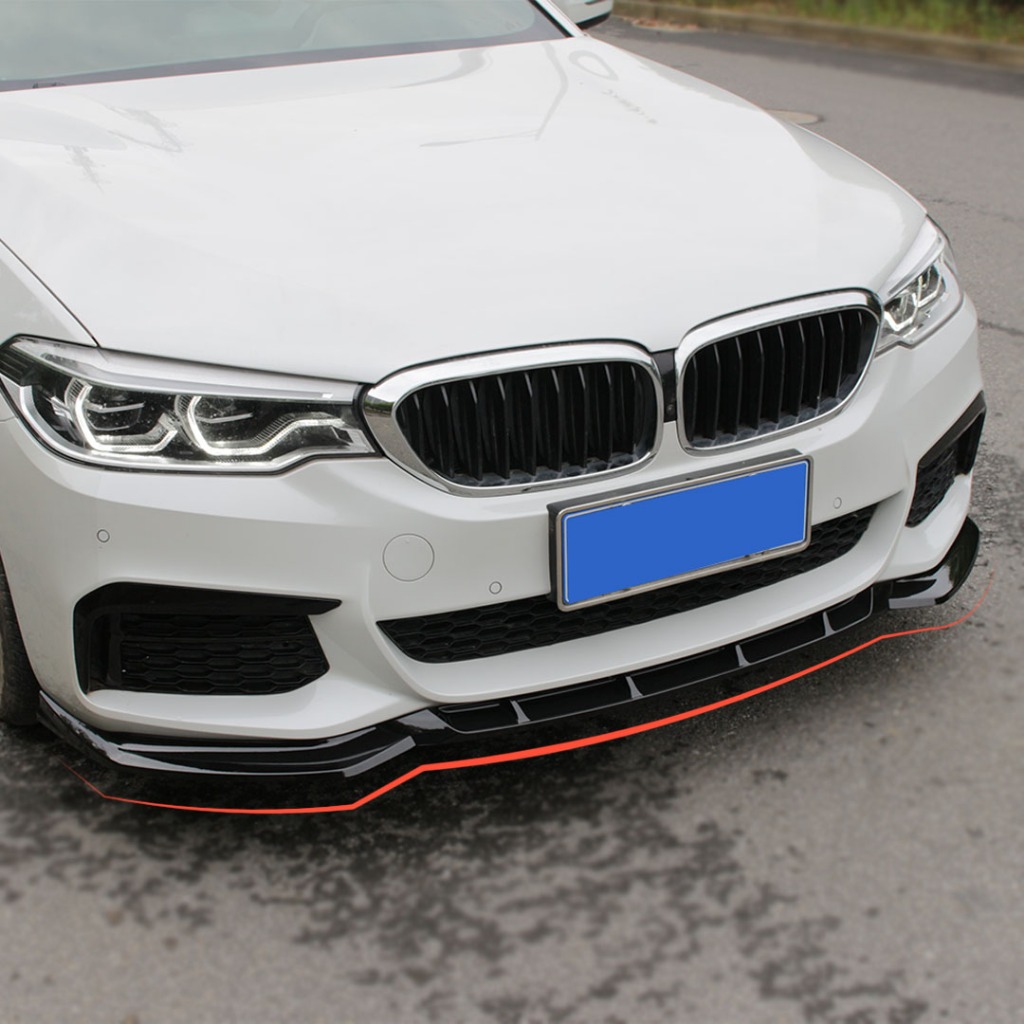 Phụ Kiện Bộ Chia Cản Trước Lip Cover Chin Chỉnh Viền Cho Xe BMW G30 G31 540i 530d 525i 530i M 5 Series 2017 2018 2019 2020 Body Kit
