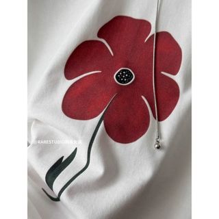 Áo thun nữ cổ tròn 100% cotton, in hình hoạt hình mới 2026