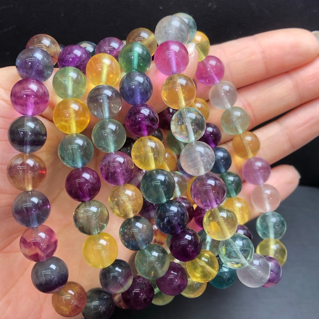 Vòng tay tự nhiên fluorite - Quà tặng may mắn cho nàng