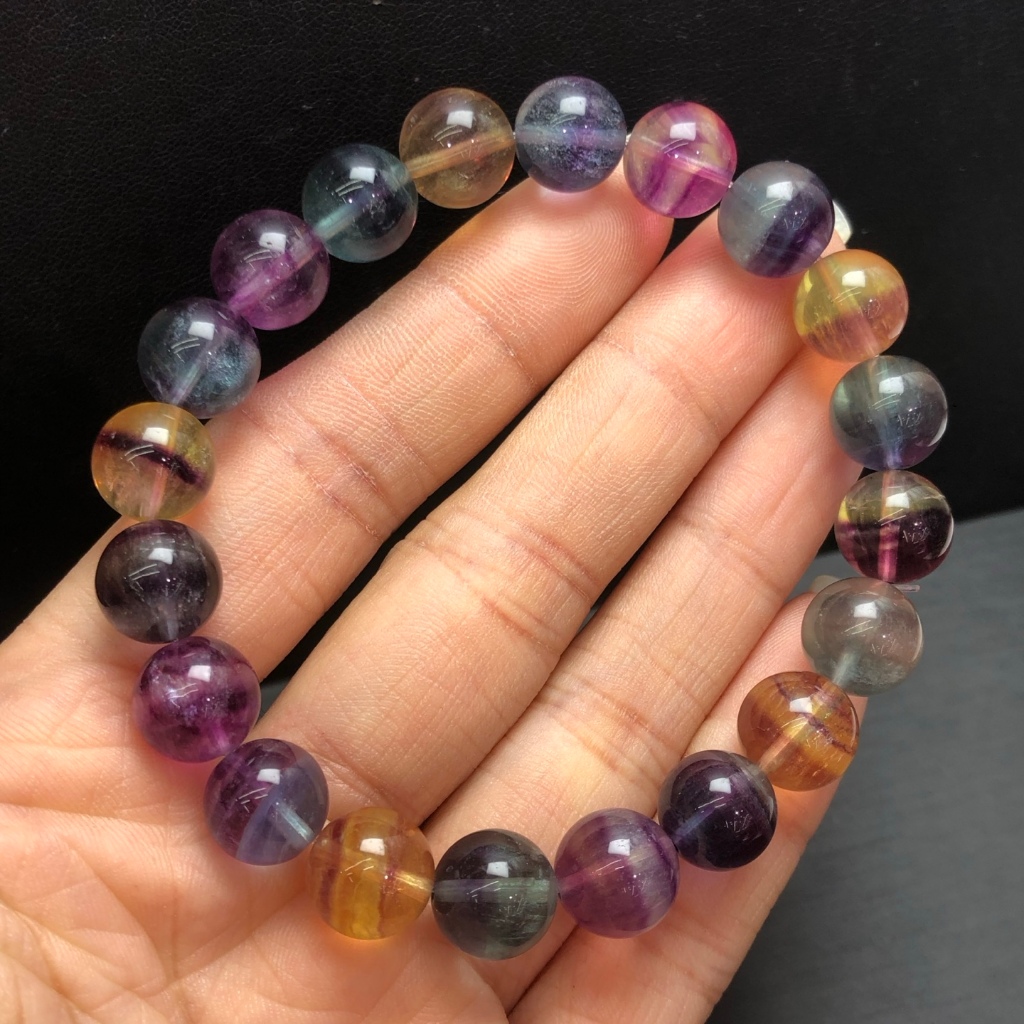 Vòng tay tự nhiên fluorite - Quà tặng may mắn cho nàng