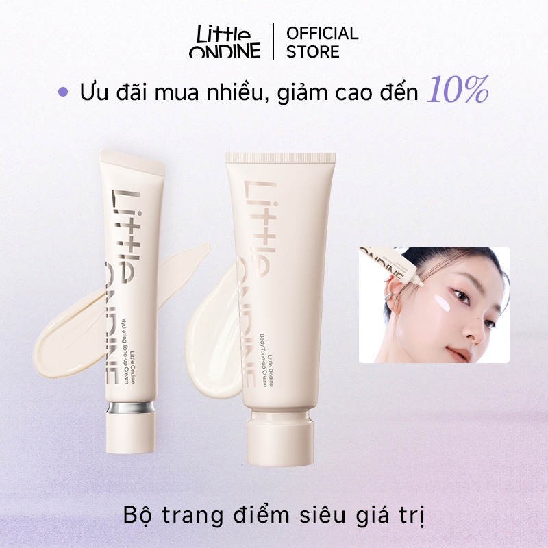 Kem dưỡng da Little Ondine 40g & Body Foundation 100g