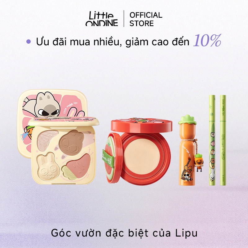 Little Ondine Siam Reap Bộ sưu tập hợp tác  Kem dưỡng ẩm phấn phủ son dưỡng chì kẻ mắt 12g/12g/0.5ml/2.4g
