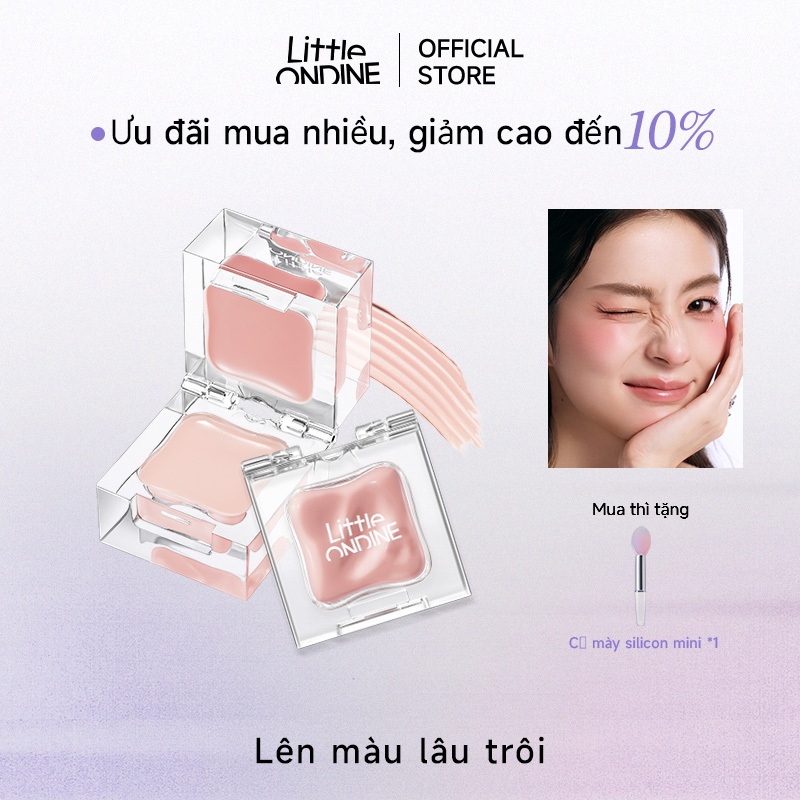 Little Ondine Son trang điểm mắt môi đa năng Ice Cube 3.8g