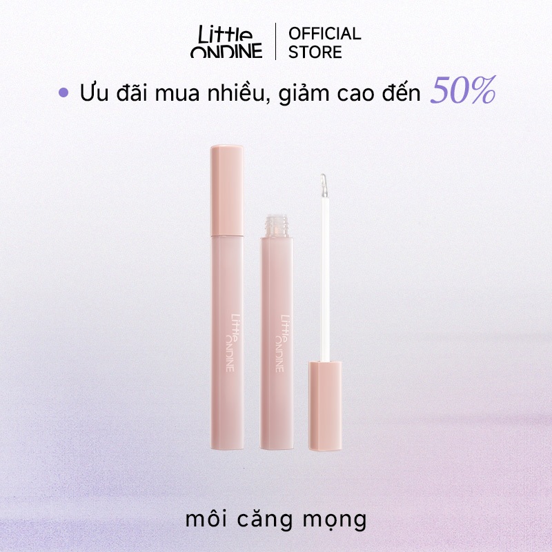 Little Ondine Plumping Lip Gloss 01 Crystal Pink 1.3g