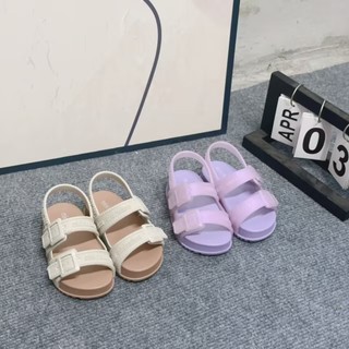 Brazil Melissa Giày Trẻ Em Bé Trai Bé Gái Đế Dày Mở Mũi Đi Biển Trẻ Em Jelly Giày