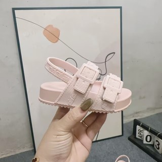 Brazil Melissa Giày Trẻ Em Bé Trai Bé Gái Đế Dày Mở Mũi Đi Biển Trẻ Em Jelly Giày
