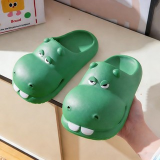 Dép Mùa Hè: Dép Chống Trơn Trượt Hippo Hoạt Hình Dễ Thương Cho Gia Đình & Ngoài Trời - Đế Dày Nữ 2026 Phòng Tắm Phong Cách Mới