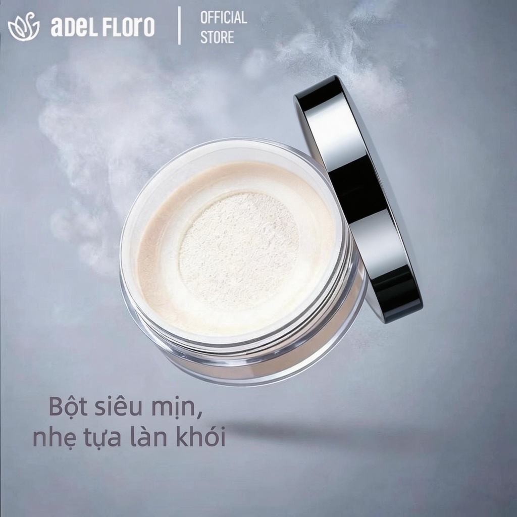 [Adel Floro] Bột cài đặt vô hình CoastVeil - Kiểm soát dầu 24H, Lỗ làm mờ, Hoàn thiện mờ tự nhiên