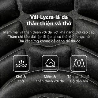 SEAMETAL 3D Ghế Xe Máy Đệm Thoải Mái Không Khí Gối Gel Ghế Chống Trượt Moto Bảo Vệ Pad Đa Năng