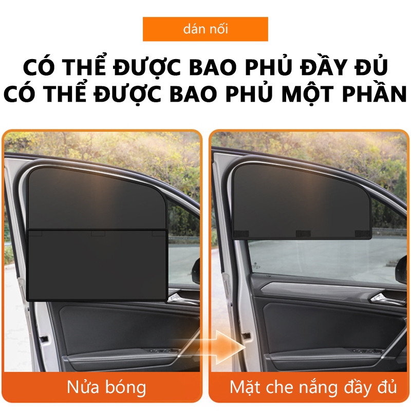 SEAMETAL Tấm che nắng cửa sổ ô tô từ tính có thể tháo rời Mối nối bên rèm cửa sổ ô tô Kính chống nắng Rèm che nắng