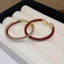 Bông Tai Zircon & Rùa Màu Trắng Đỏ Vàng Có Thể Xếp Chồng - Phụ Kiện Thời Trang Hàng Ngày Cho Nữ