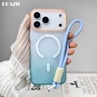 Ốp Điện Thoại Từ Tính Nhiều Màu Sắc Sang Trọng Tương Thích Cho Redmi K90 Pro Max K90 K80 Pro K80 Siêu Mỏng Bán Trong Suốt Có Dây Treo Bảo Vệ Chống Sốc Vỏ Cứng RC01