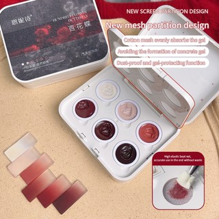 ANNIES Bướm Đỏ Pat Keo 6 Màu Đa Năng Sơn Móng Tay Màu Gel