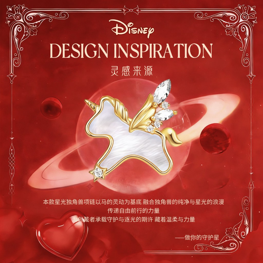 Disney Pony Vòng Cổ Cao Cấp - Quà Tặng Sang Trọng Cho Bạn Gái