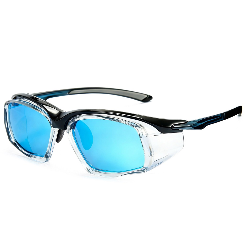 Cyxus Kính Mát Phân Cực Unisex Thiết Kế Ôm Gương Mặt Chống Bụi Gió Tấm Che Bên Dành Cho Xe Đạp Thể Thao Ngoài Trời P1358