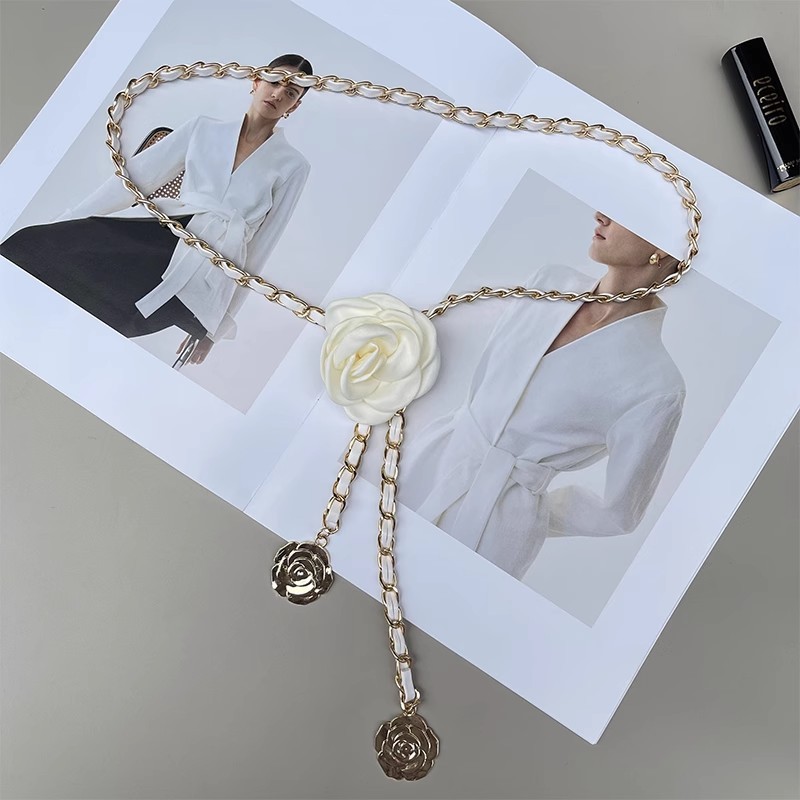 Dây đeo thắt lưng Camellia thanh lịch phù hợp thời trang