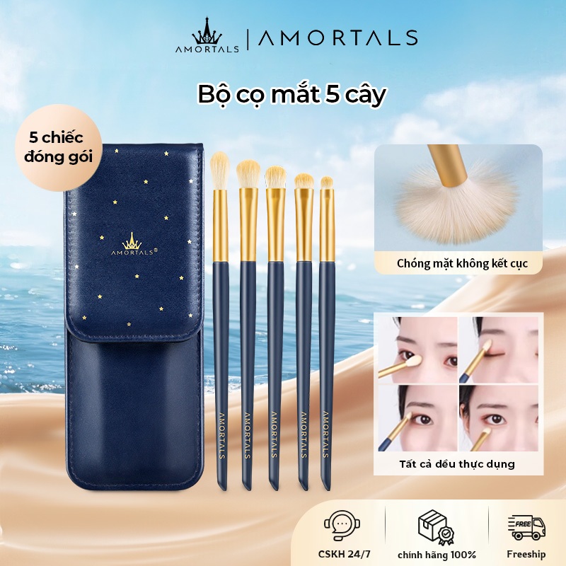 Set Cọ Trang Điểm AMORTAL Chính Hãng Siêu Mềm