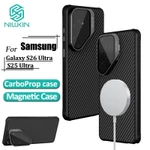Ốp điện thoại kim loại TPU Nillkin Aramid Fiber cho Samsung Galaxy S26 Ultra với MagSafe, Chân đế ống kính kim loại & Nút cảm ứng chính hãng — ảnh 1