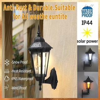 E27 Năng Lượng Mặt Trời Con Đường Đèn Tường Sân Vườn Ngoài Trời Chống Thấm Nước Chiếu Sáng Aisel Cầu Thang Khu Dân Cư Ban Công Hiên Nhà Đồ Chơi