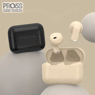 Tai Nghe PRO5S [2 Quà tặng] 1 Nhãn dán hoạt hình+1 Bao tay chơi game, Âm thanh nổi mức HiFi, Micrô tích hợp, Chống nước iPX5, Điều khiển cảm ứng,