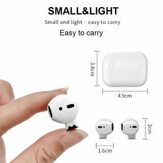 Tai Nghe PRO5S [2 Quà tặng] 1 Nhãn dán hoạt hình+1 Bao tay chơi game, Âm thanh nổi mức HiFi, Micrô tích hợp, Chống nước iPX5, Điều khiển cảm ứng,
