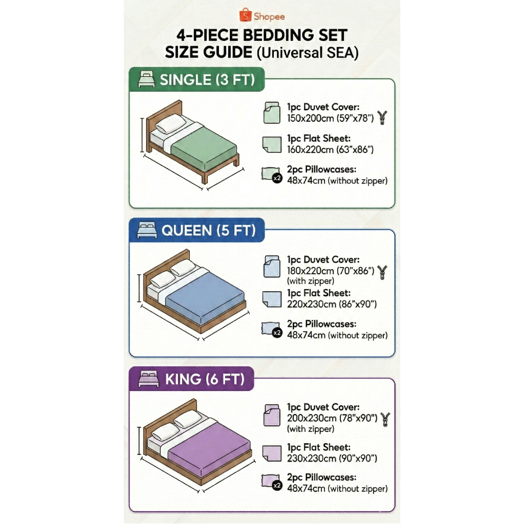 Bộ chăn ga gối 4 món phong cách Hàn Quốc họa tiết hoa Ga phủ không bo chun Vỏ chăn (Không kèm ruột)