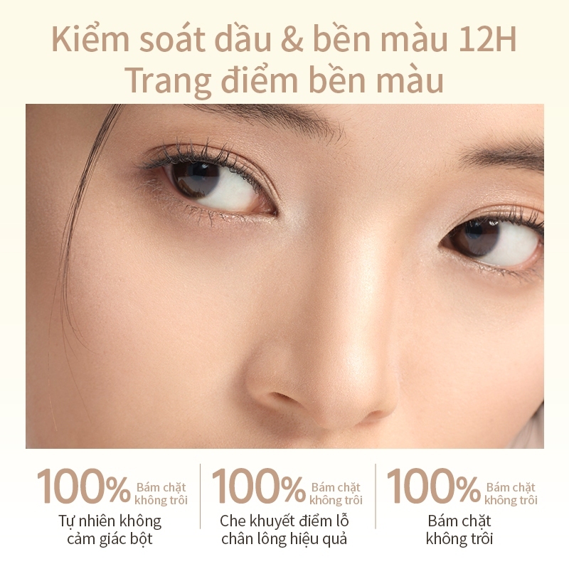 [Live Combo 9gx2] Combo 2 Bảng Tạo Khối Mooekiss 3 Màu Mini Dễ Dùng Cho Người Mới, Tự Nhiên, Lâu Trôi 9gx2