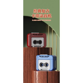 Sáng Tạo Retro Ghi Móc Khóa Mini Cassette Có Thể Chơi Ghi Âm Nhạc Vui Nhộn Nhỏ Di Động Đồ Trang Trí PRUR