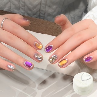 ANNIES Sơn móng tay màu tím 5g với kim cương Flash Thích hợp cho DIY