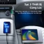 Ugreen 130W Bộ sạc ô tô USB Type C Cổng kép PD QC Sạc nhanh cho máy tính xách tay Bộ sạc điện thoại ô tô mờ cho iPhone 17 16 1514 13 pro Max 13 / 12 / 11 / XS / XS Max / XR / X / 8 / 8 plus / 7 / 7 plus