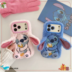Ốp điện thoại sang trọng Thích hợp cho iPhone17ProMax Stitch Apple 16 Vỏ bảo vệ hoạt hình 15 Vỏ mềm điện thoại di động