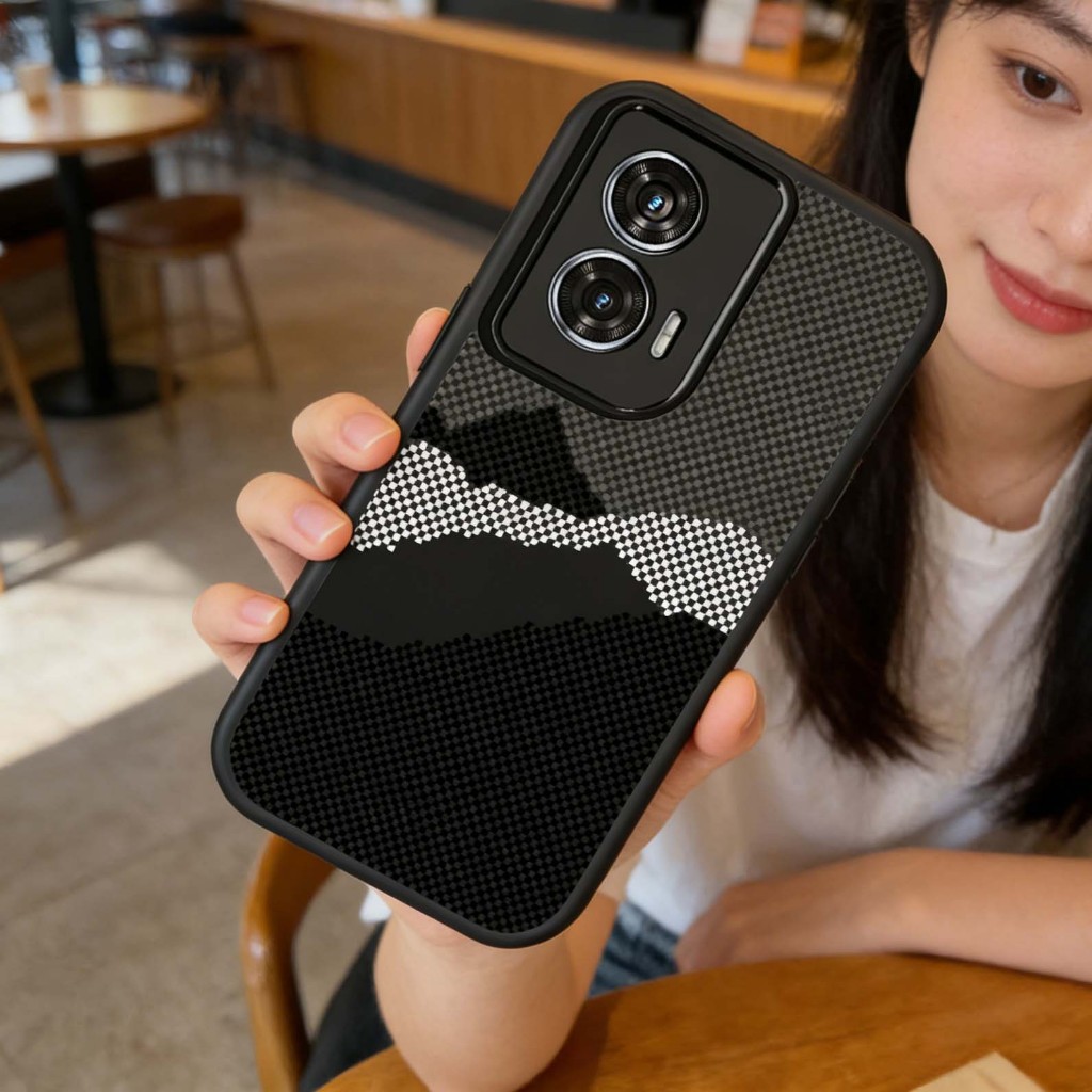 Graffiti Kevlar họa tiết Vỏ điện thoại Bảo vệ Camera Chống trầy xước Phù hợp cho MOTO G34 G45 G35 G56 G55 G65 G75 G84 4G 5G