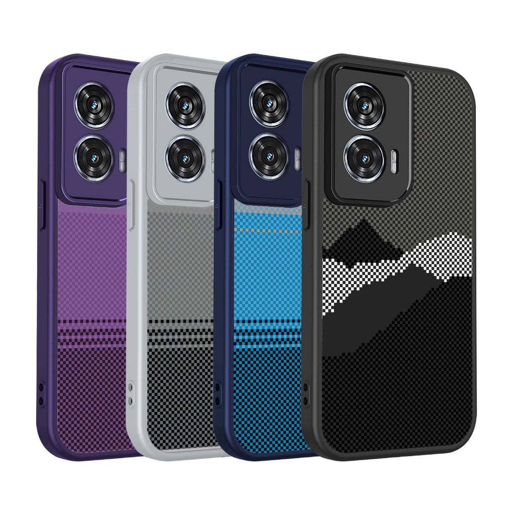 Graffiti Kevlar họa tiết Vỏ điện thoại Bảo vệ Camera Chống trầy xước Phù hợp cho MOTO G34 G45 G35 G56 G55 G65 G75 G84 4G 5G