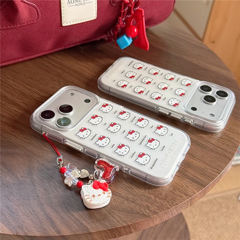 Ốp điện thoại iPhone 17 Pro max 16 Pro max kitty họa tiết TPU materia IMD