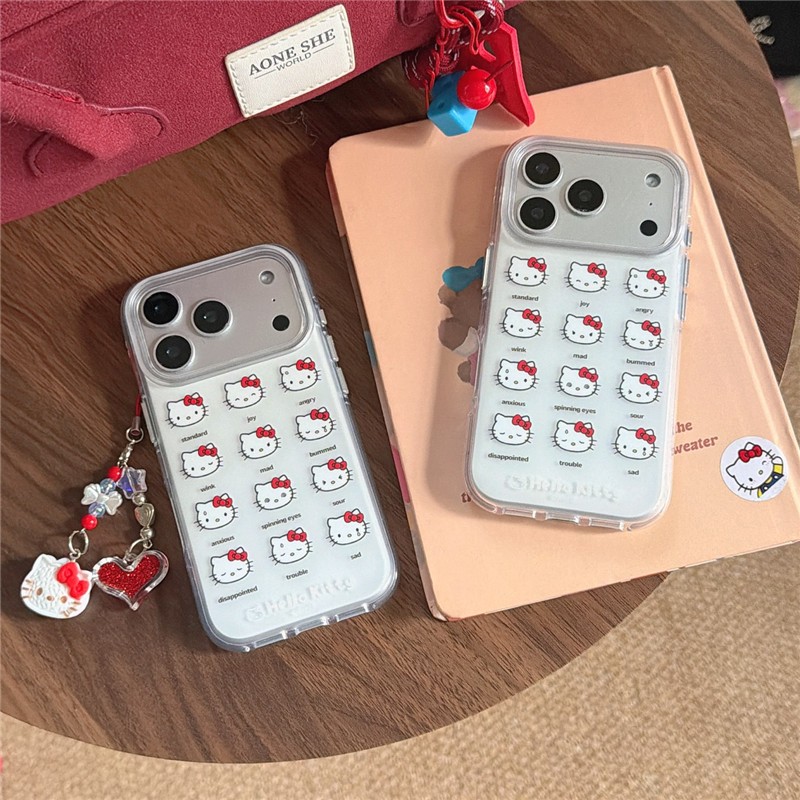Ốp điện thoại iPhone 17 Pro max 16 Pro max kitty họa tiết TPU materia IMD